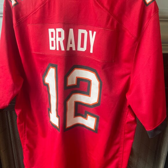 Tom Brady NFL Buccaneers On Field Nike Jersey Superbowl LIV Jersey Size L - Picture 7 of 8